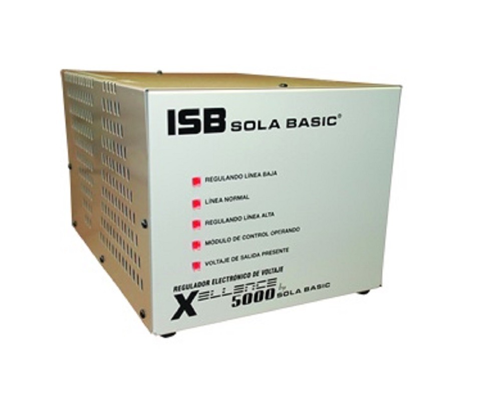 Regulador de voltaje ISB 5000 110v / 220v