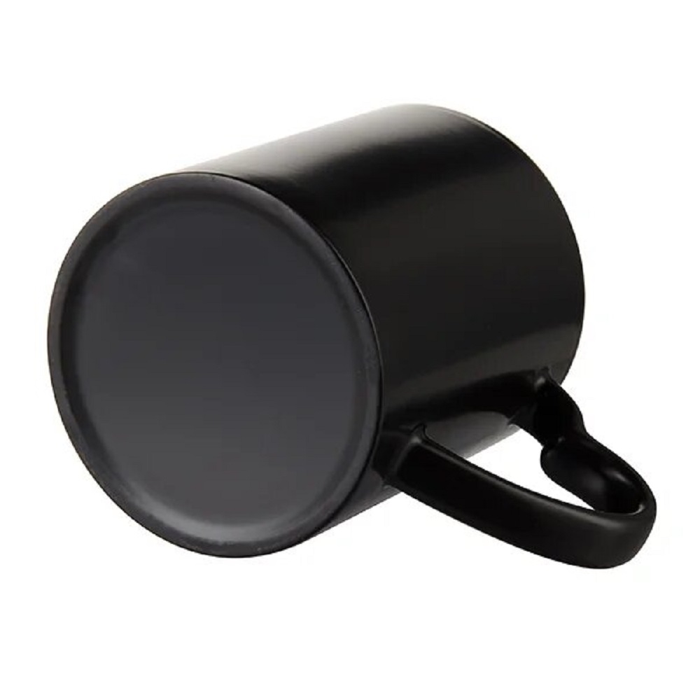 Taza mágica negra con asa de corazón SublimArts de 11oz - Miniatura 13