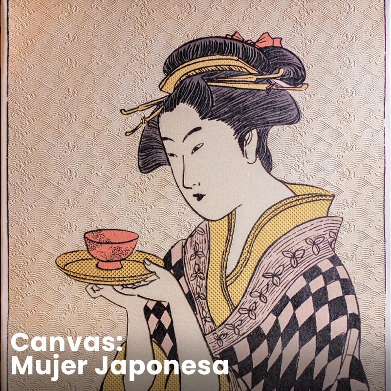 Canvas: Mujer japonesa