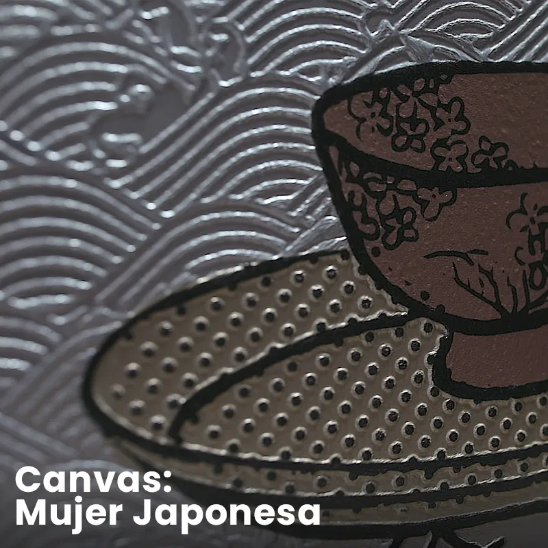 Canvas: Mujer japonesa