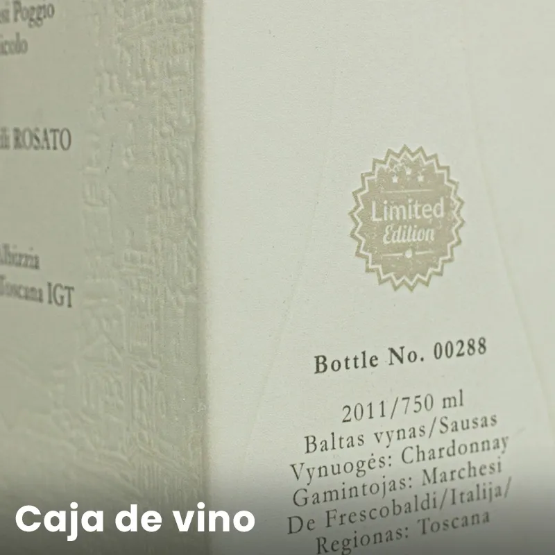 Caja de vino