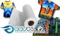 Papel para sublimación AQUOS WT 100 Sublim Arts Papel para sublimación AQUOS WT 100 Sublim Arts